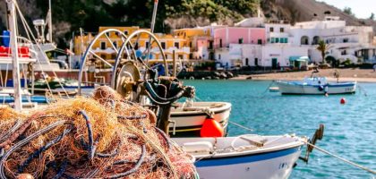Fisherman's life in the Mediterranean